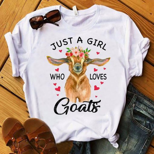 Just A Girl Who Loves Goats Shirt