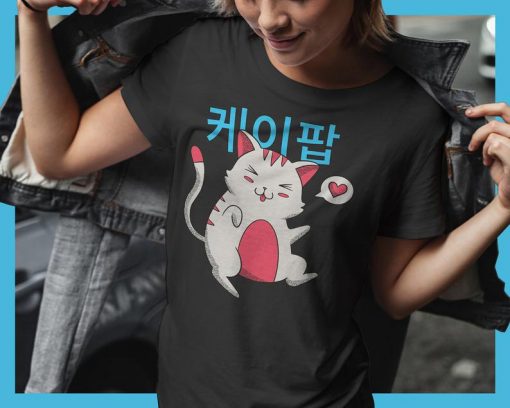 K-Pop Cat Tshirt