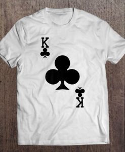 King Of Clubs Card Halloween Costume Premium Tshirt