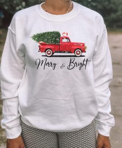 Merry and Bright Christmas SweatShirt