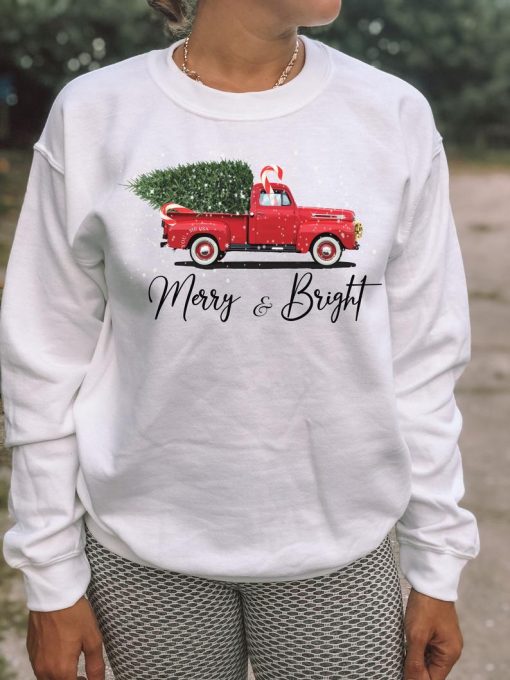 Merry and Bright Christmas SweatShirt