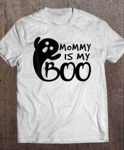 Mommy Is My Boo Kid Toddler Teen Halloween Boo Ghost Tshirt