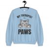 My Therapist Has Paws Cat Sweatshirts