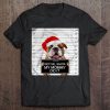 Not Me Santa My Mommy Did It Bulldog Christmas Tshirt