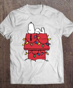 Peanuts Snoopy Christmas Lights T-shirt