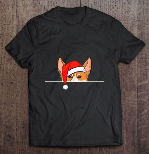 Pembroke Welsh Corgi Santa Hat Christmas T-shirt