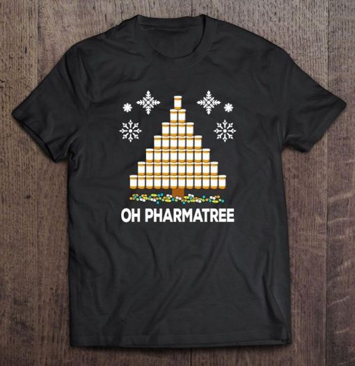 Pharmacy Christmas Tree Oh Pharmatree T-shirt