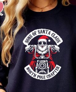 SONS OF SANTA clause North pole chapter Christmas Sweatshirts