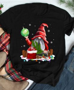 Santa Gnomes Christmas Holiday Matching Pajamas T-Shirt