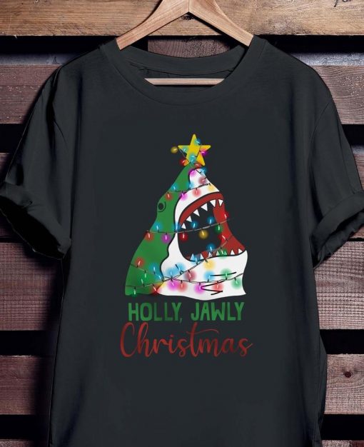 Shark Holly Jawly Christmas Shirt