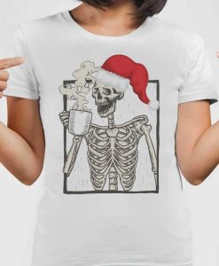 Skeleton Santa Christmas Shirt