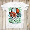 Skull Head Let The Music Play Illustration Super Cool T Shirt