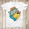 Stay Cool Monster Skateboarding Cartoon T shirt