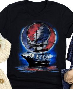 Steal your face moon boat live beyond limits quote relaxing Unisex T shirt