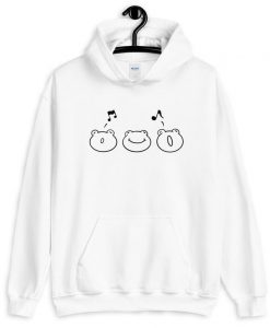 Three Singing Frogs Hoodie