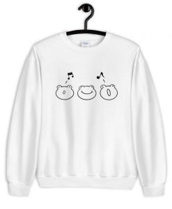 Three Singing Frogs Sweatshirt