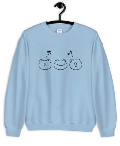 Three Singing Frogs Sweatshirt