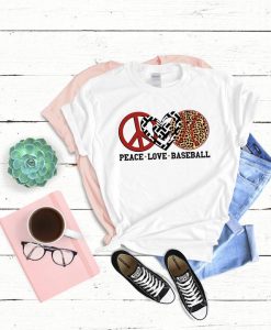 peace love baseball Shirt