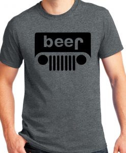 Beer Jeep Parody Logo T-Shirt