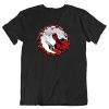 DeadPool Ooops Gun Hole Chest T shirt