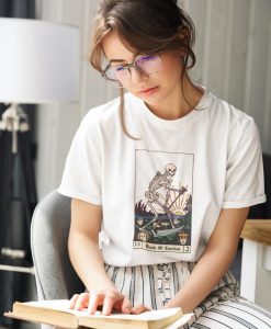 Death Skeleton Tarot Card T shirt