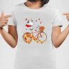 Dog Autumn Mapple Leaves Shirt