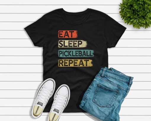 Eat Sleep Pickleball Repeat T-shirt