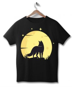 Fox Moon design t shirt