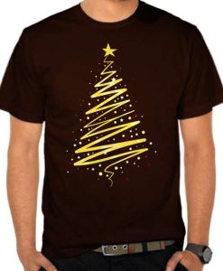 Golden Christmas Tree T-shirt