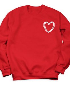 Heart Sketch Sweatshirt