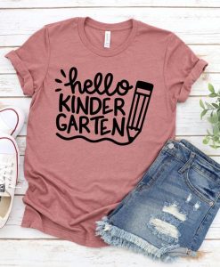 Hello Kindergarten Grade Shirt