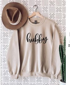 Hubby Wifey Matching Husband Wife Sweatshirt