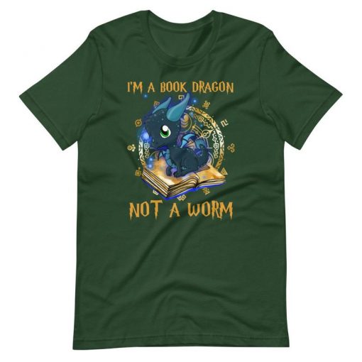 I Am a Book Dragon Not a Bookworm T-Shirts