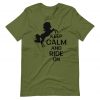 Keep calm and ride on - funny horse riding shirt