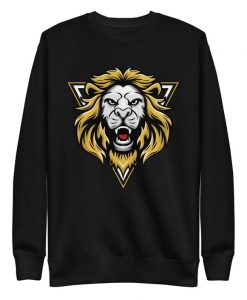 Lion head Unisex Fleece Pullover sweatshirt