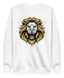 Lion head Unisex Fleece Pullover sweatshirts