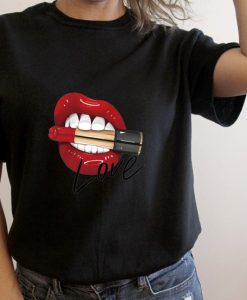 Lipstick In The Lip T-shirts