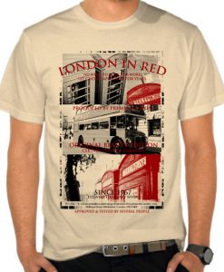 London in Red T-shirt