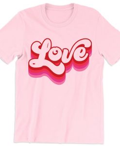 Love Retro Valentine Shirt