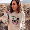 Mardi Gras Crew Sweatshirt