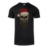 New Santa Beard Skull Gothic T Shirt