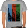 Paris, Roma, Inggris t shirt