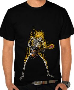 Rock on Fire T SHIRT