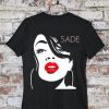 SADE Famous Singer Tour Face Symbol Tshirt