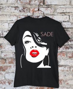 SADE Famous Singer Tour Face Symbol Tshirt