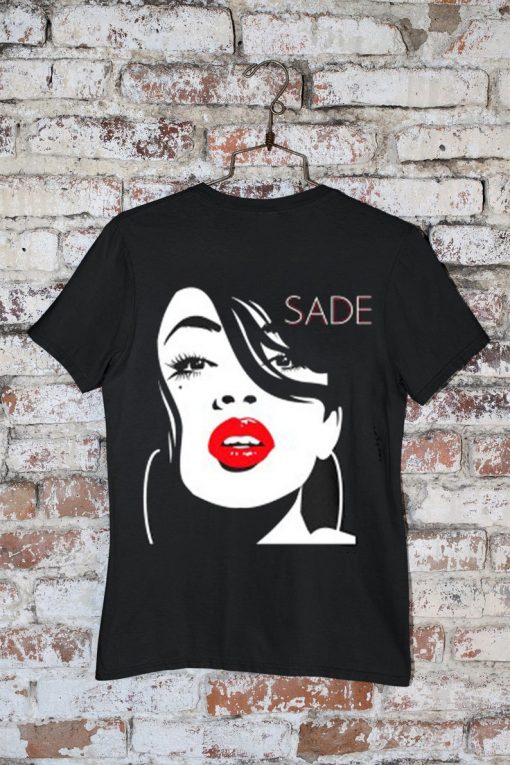 SADE Famous Singer Tour Face Symbol Tshirt