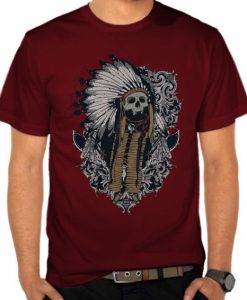 Skull retro t shirt