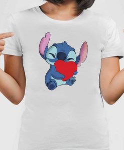 Stitch Hugging Heart Shirt