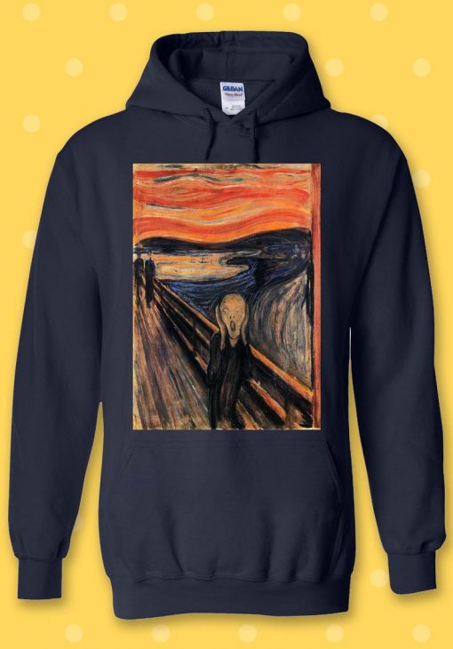 The Scream Edvard Munch Painting Art Hoodie