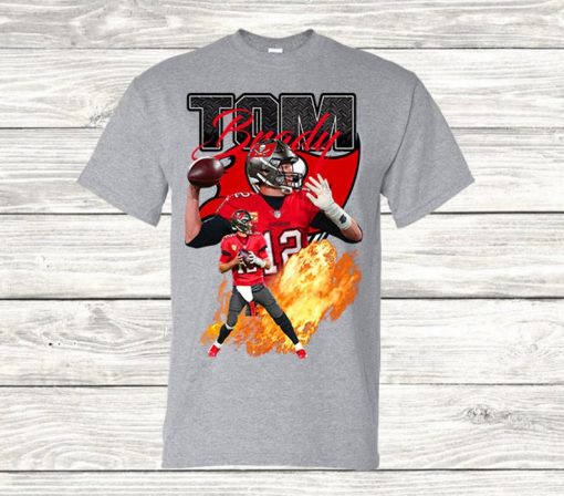 Tom Brady Tampa Bay Buccaneers NFL Quarterback T Shirt